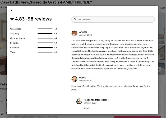 The Collection - Casa Batllo - Luxury Historic 4bd 4bth For 9 Guests *